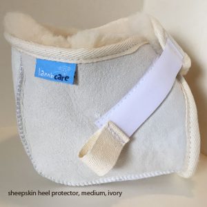 Ivory heel protector side view