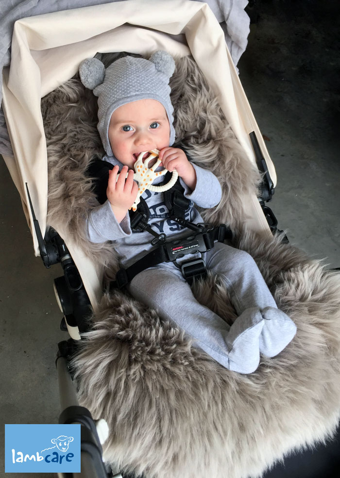 sheepskin for baby pram