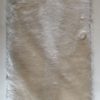 Ivory sheepskin pram liner top view