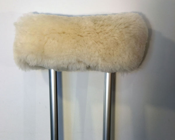 Ivory Axilla crutch cover top only